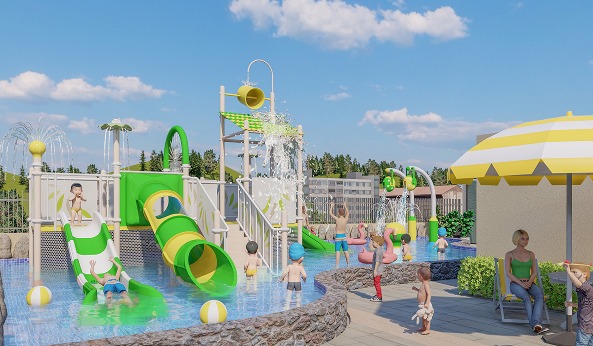 Shiyan Taijiquan Leisure Hotel Indoor Children’s Water Park Featuring Premium Aquatic Playground Equipment