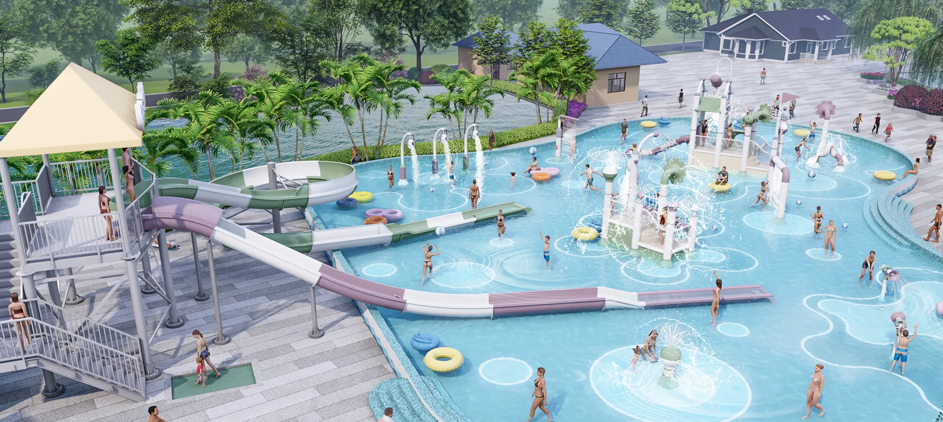 Professional Water Park Solutions : Safe and Customized Water Park Facilities for Family Fun