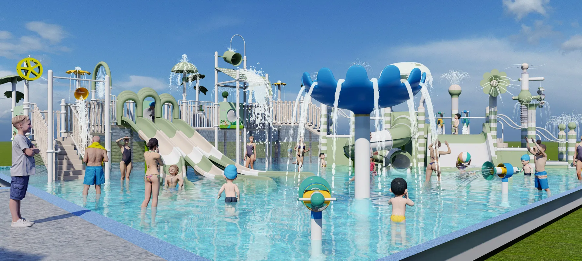 Chicolino resort water park in Spain