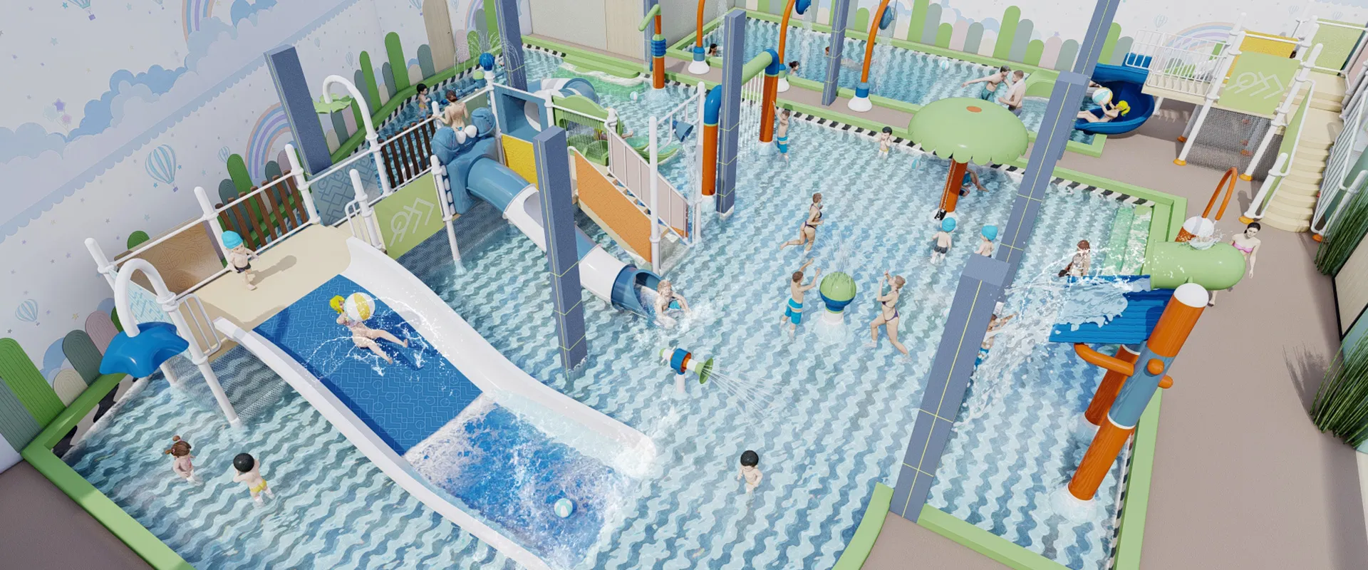 Indoor Family Water Park in Mecca | Heat-Resistant Design & Child-Safe Solutions