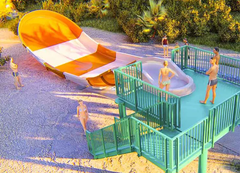 Kids Boomerang Slide