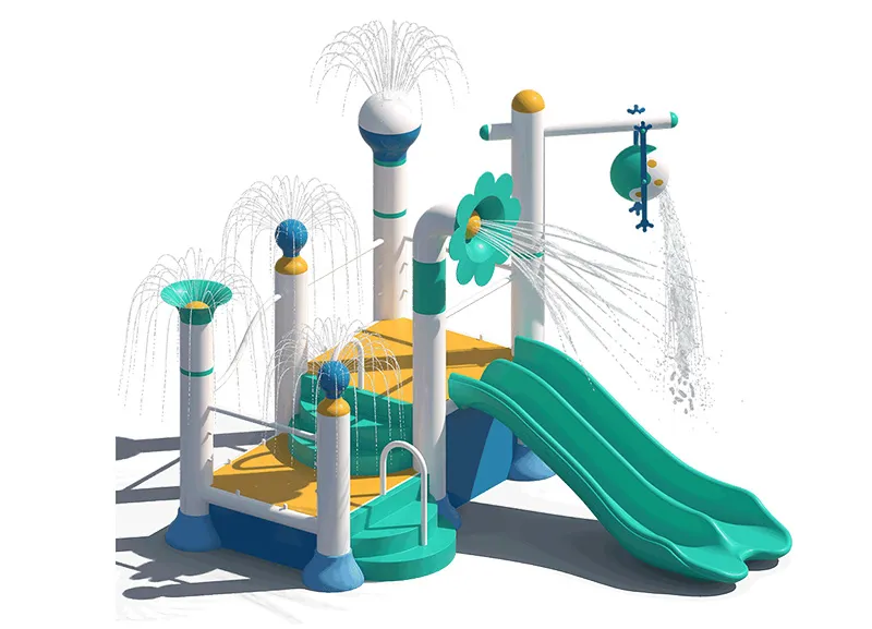 Colorful Water House MSW4S01 with Kids Combination Slides