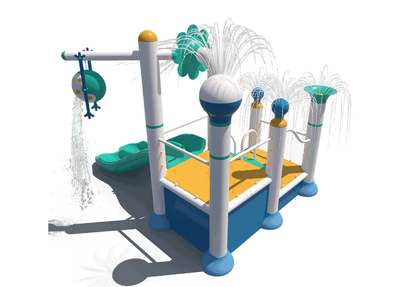Colorful Water House MSW4S01 with Kids Combination Slides