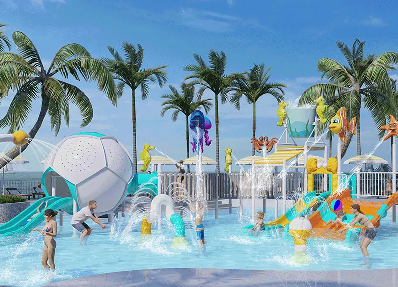 Magic Ball Water Park Equipment Water House for Kids