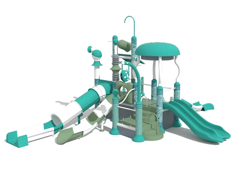 Water Slide Equipment Manufacturer Supplying Water Park Water Slides and Interactive Water Houses