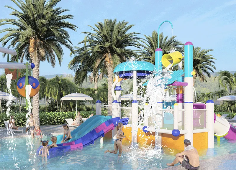 Colorful Series Water House 4MS05 with Water Spray Equipments