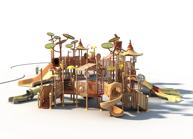 Large Scale Zebra Water Park Water House Equipment with Water Slides