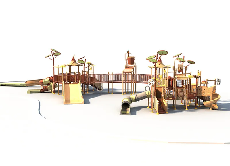 Large Scale Zebra Water Park Water House Equipment with Water Slides