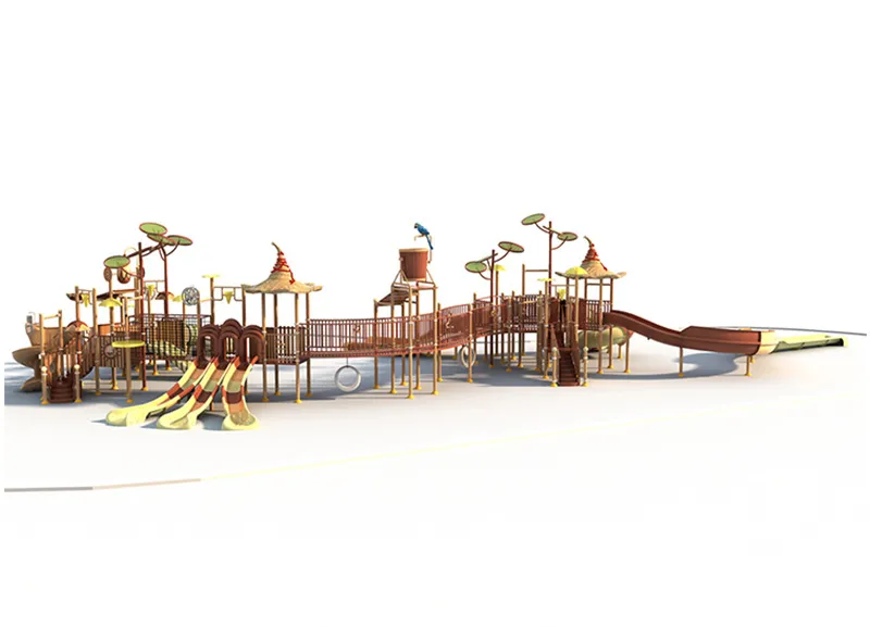 Large Scale Zebra Water Park Water House Equipment with Water Slides