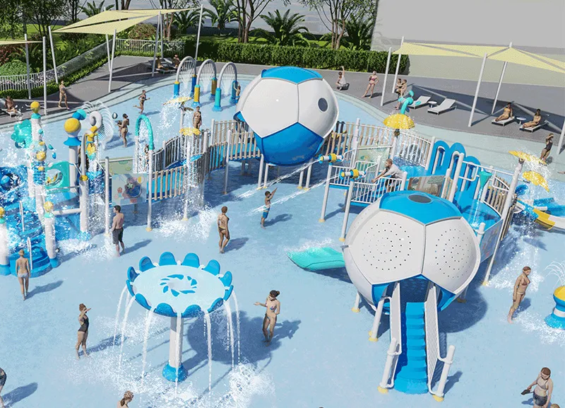Magic Ball Water House MSW606 with Water Play Equipments for Customized Design