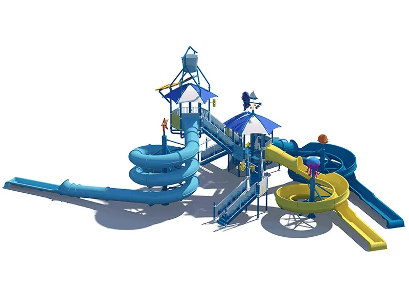 Ocean Series Waterhouse With High-end Kids Combination Slides