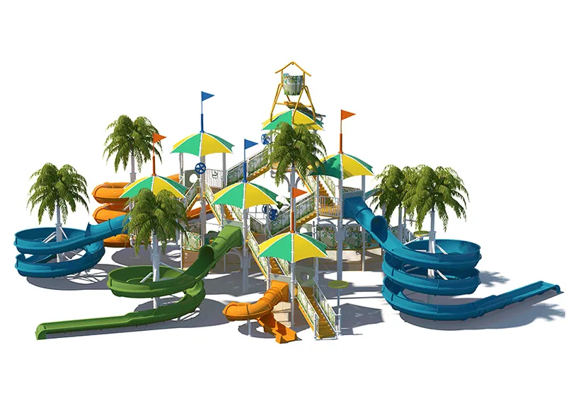 Commercial Tropical Rainforest Series Water Park Equipment