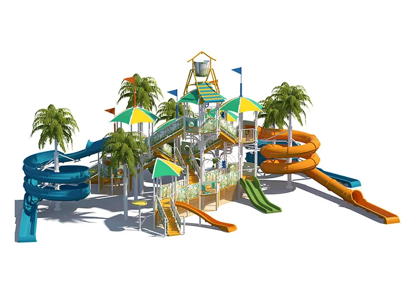 Commercial Tropical Rainforest Series Water Park Equipment