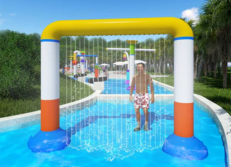 Door-shaped Water Ring Play Equipemt