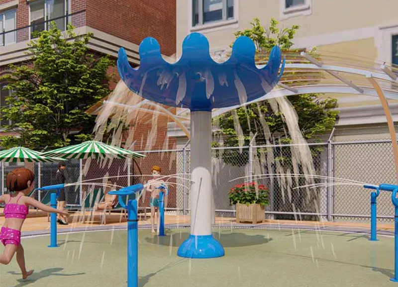Funnel Water Spray Play Equipment