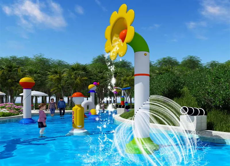 Flower Water Spray Play Equipment