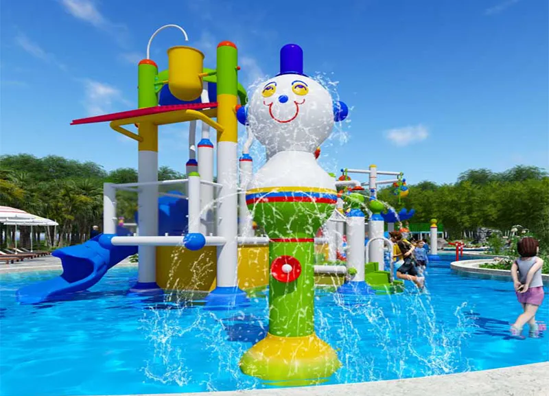 Clown Water Spray Play