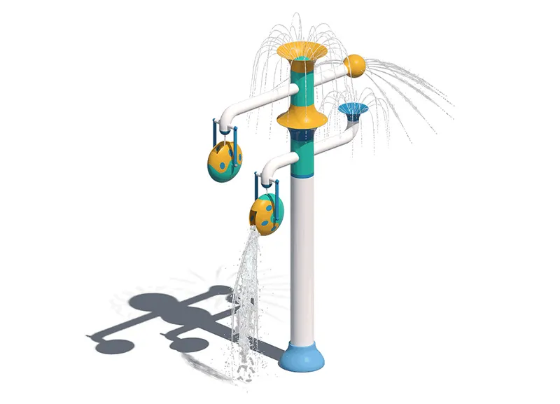 Funny Double-balls Pour Bucket Water Play Equipment