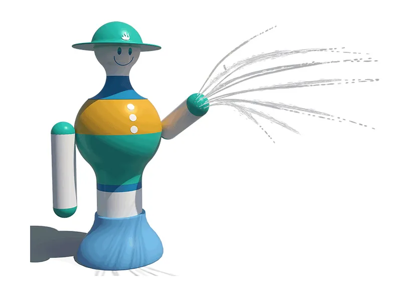 Dynamic Clown Water Play Equipment