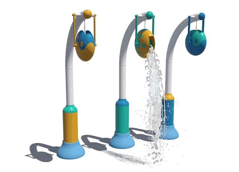 Funnny Curved Pour Bucket Water Play Equipment